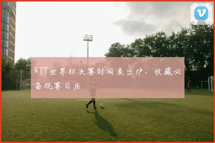 WTT世界杯决赛时间表出炉，收藏必备观赛日历
