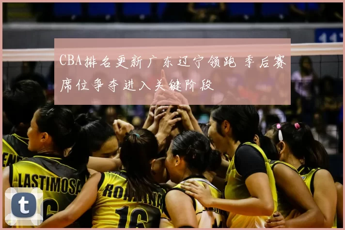 CBA排名更新广东辽宁领跑 季后赛席位争夺进入关键阶段